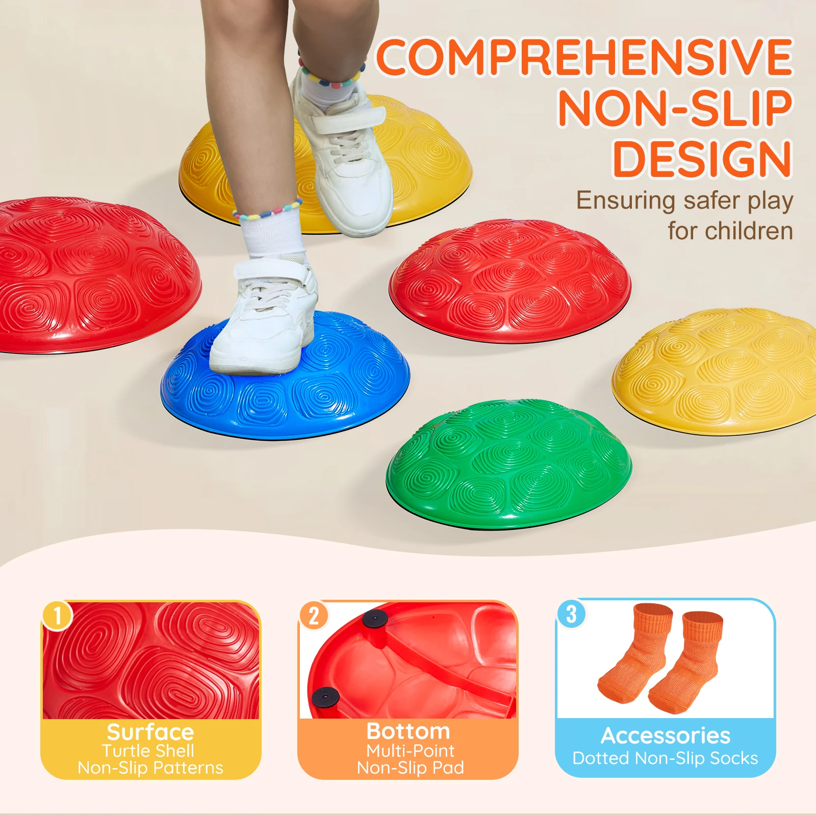 Kids Balance Stepping Stones - Image 5