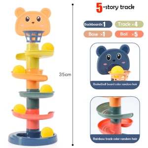 Rolling Ball Tower Toy
