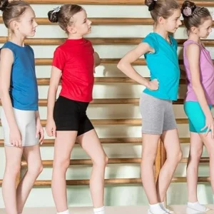 Girls Cotton Safety Shorts - Thumbnail Image 2