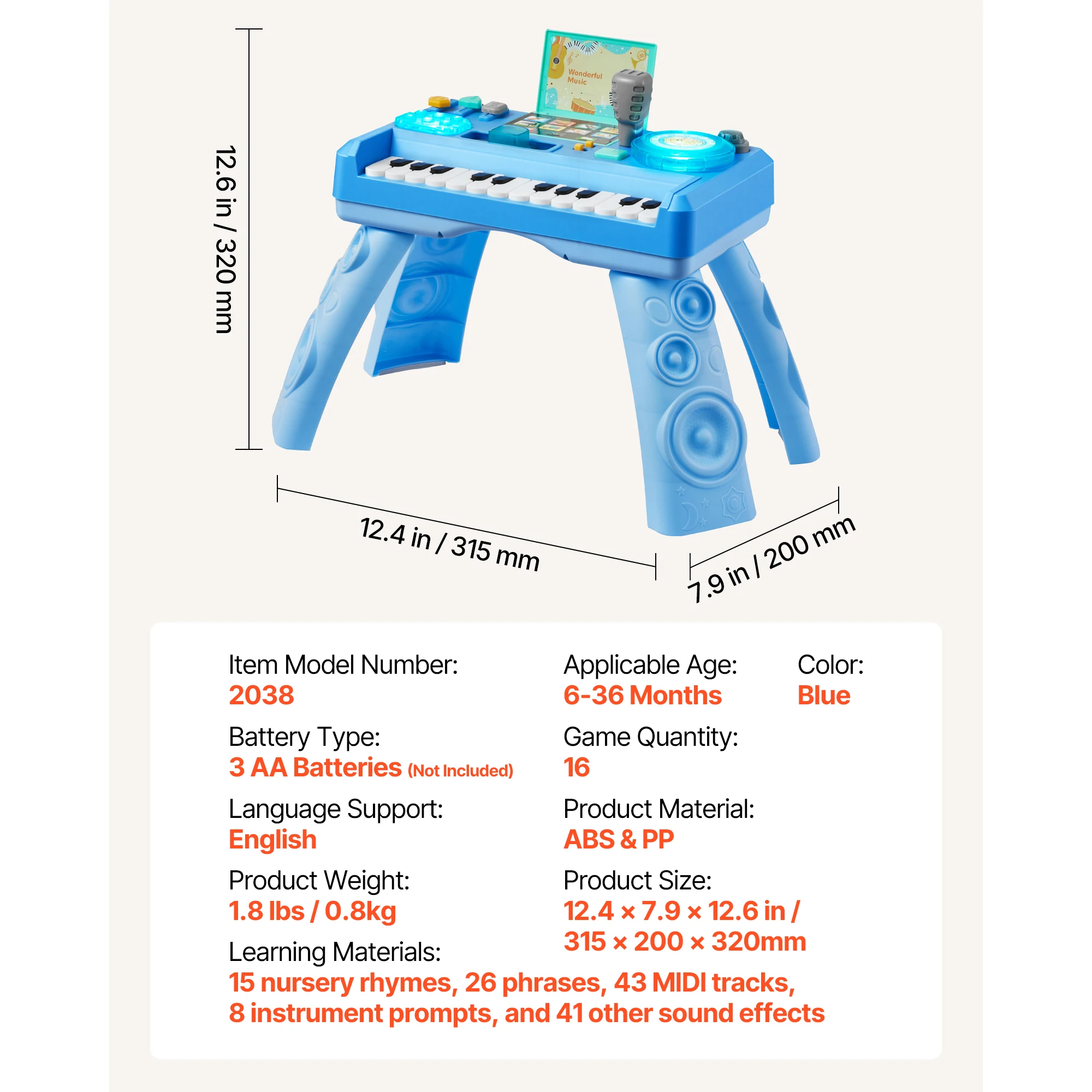 Baby Musical Activity Table - Image 2