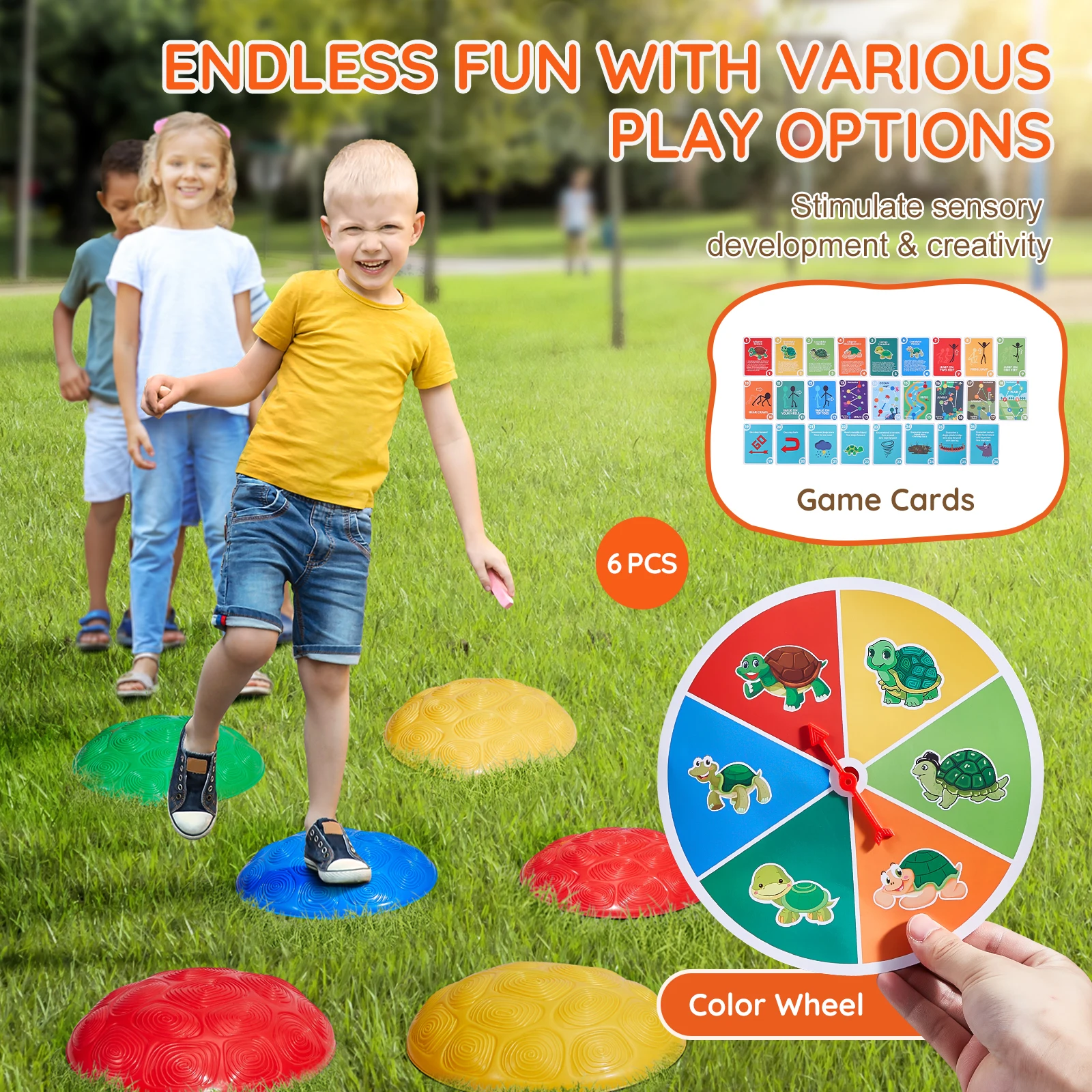 Kids Balance Stepping Stones - Image 4