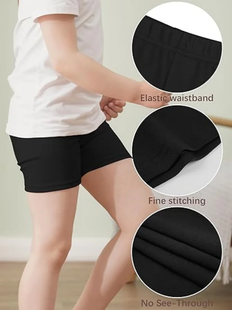Girls Cotton Safety Shorts - Image 3